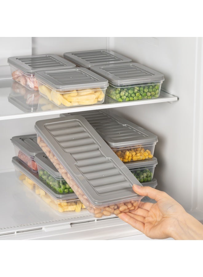حافظة طعام بلاستيكية 1170 مل Fresh Box، مقاومة للتجميد العميق Deep Freeze، BPA Free آمنة من المواد الضارة، بغطاء محكم الغلق Airtight Lid لحفظ الطعام طازجًا، مناسبة لتحضير الوجبات Meal Prep، وجبات الغداء Lunch، بقايا الطعام Leftovers، للاستخدام في الميكروويف Microwave، والفرن Oven، والفريزر Freezer، وغسالة الصحون Dishwasher، حافظة طعام بلاستيكية قوية، متعددة الاستخدامات، مناسبة للمكتب Office، للمنزل Home، وللسفر Travel، خفيفة الوزن Compact، سهلة التنظيف Easy Clean، مقاومة الروائح، مثالية لحفظ الفواكه Fruit والخضار Vegetables واللحوم Meat والأسماك Fish والمأكولات الجاهزة Ready Meals، تصميم عملي Practical Design مع أغطية محكمة ومقاومة للتسرب Leakproof - Image 5