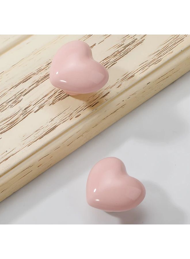 Pastel Pink Drawer Pull Handles Set Of 2 Polished Glossy Finish For Kitchen Bathroom Furniture - Image 4