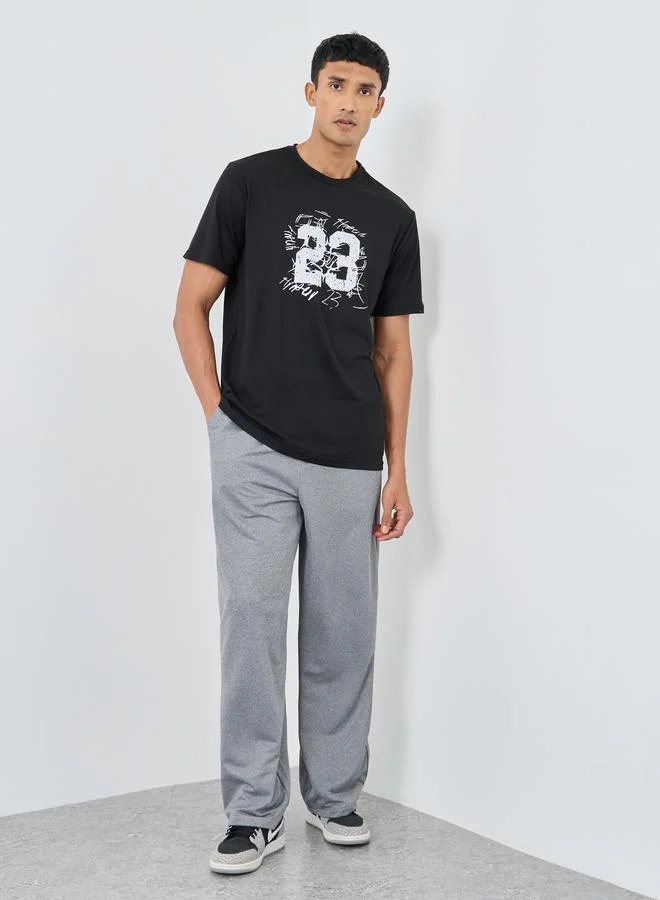 Take Two Graphic Print Round Neck Regular Fit T-Shirt