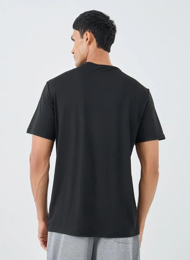 Take Two Graphic Print Round Neck Regular Fit T-Shirt