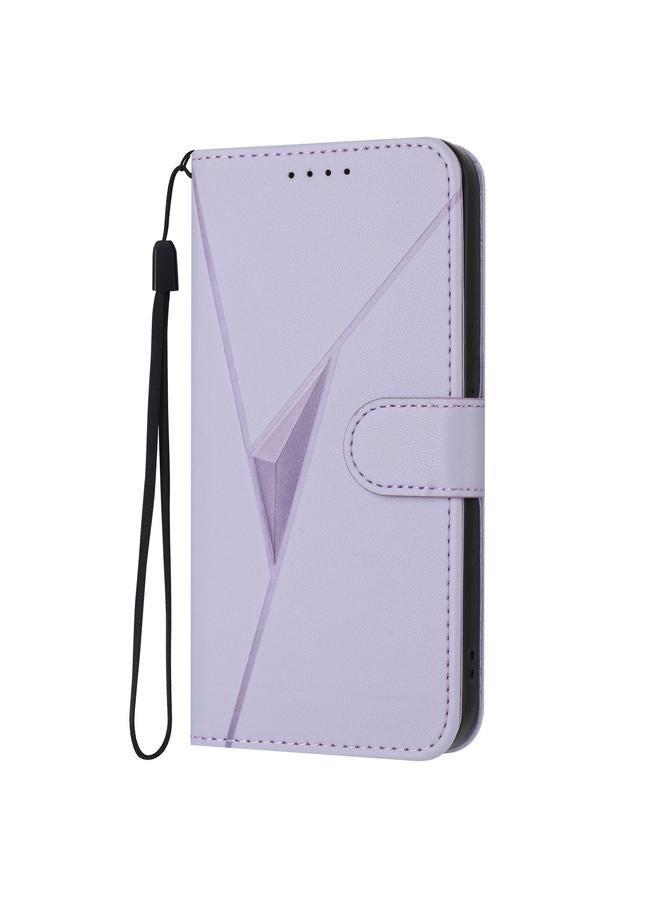 S-TOP Case For OnePlus Nord 3 Triangle Pattern Buckle Clasp Leather Phone Case - Image 2