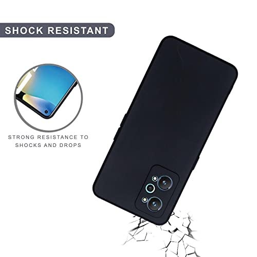 SPRIG Compatible with Realme GT 2 Phone TPU Basic Premium Back Cover Drop Tested Shock Proof Mobile Case for Men, Women, Boys and Girls with Camera Protection (Black) - Image 4
