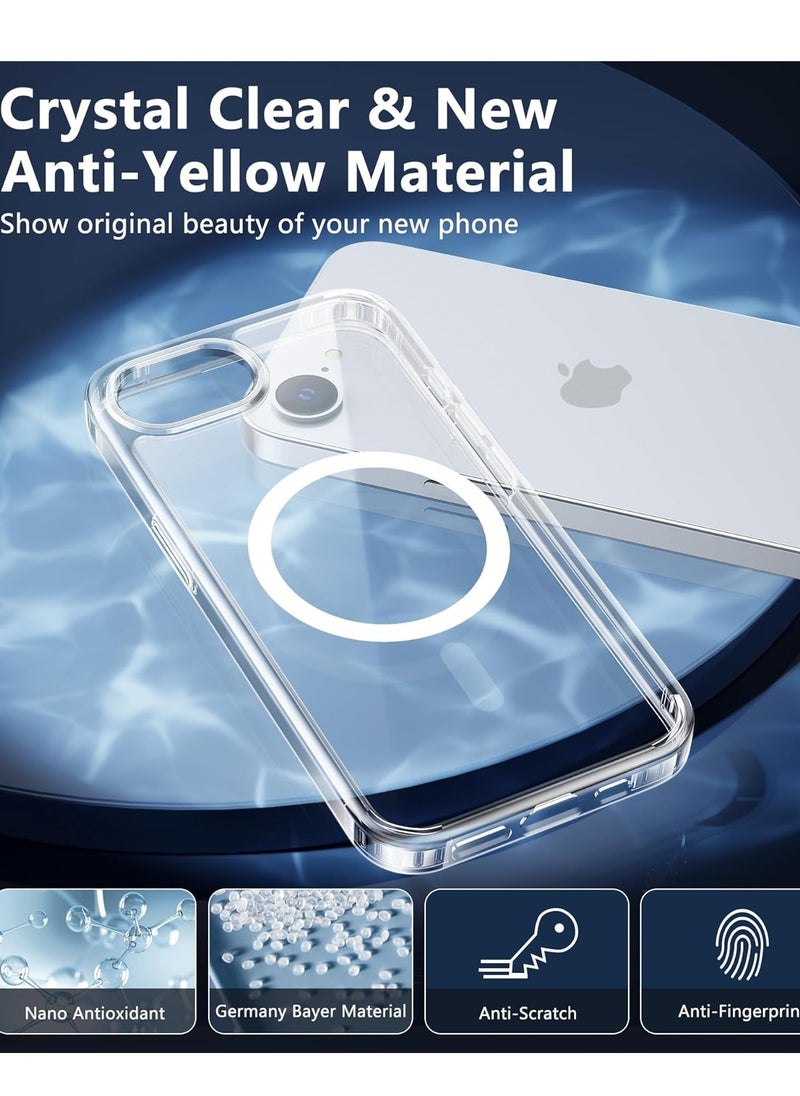 YoYoTech 2 in 1 for iPhone 16e Case,Compatible with Magsafe Anti Yellow with Screen Protector,15 FT Strong-Grade Protection,Case for iPhone 16e 6.1'(2025)  - Image 5