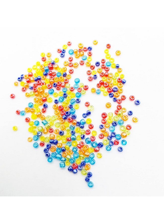 إيشوبي مجموعة خرز بذور زجاجي 11/0 (2 مم) من eshoppee لصنع المجوهرات، مواد فنية وحرفية للتطريز والقلادة والأساور والأقراط (مجموعة ألوان متنوعة)، متعددة الاستخدامات - Image 2