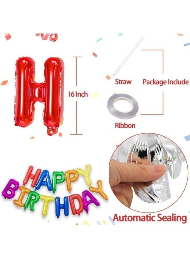 13pcs/set Latex Balloon, Slogan Graphic Mixed Color Party Celebration Decoration Balloon For Birthday Party - Image 5