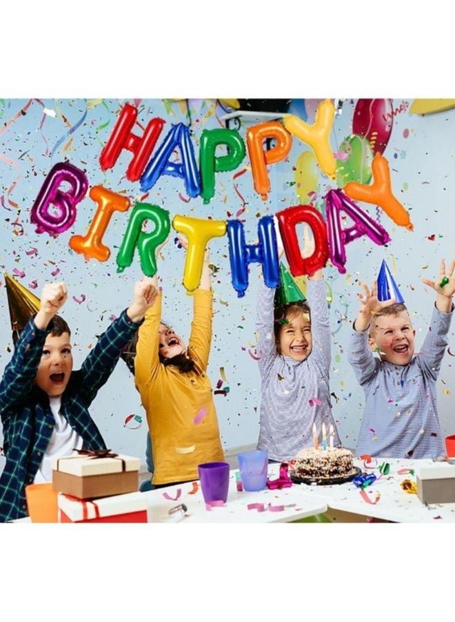 13pcs/set Latex Balloon, Slogan Graphic Mixed Color Party Celebration Decoration Balloon For Birthday Party - Image 4