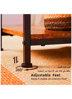 AGD 3-Tier Console Table with Charging Base with Storage Shelf and Power Outlet  - Image 5