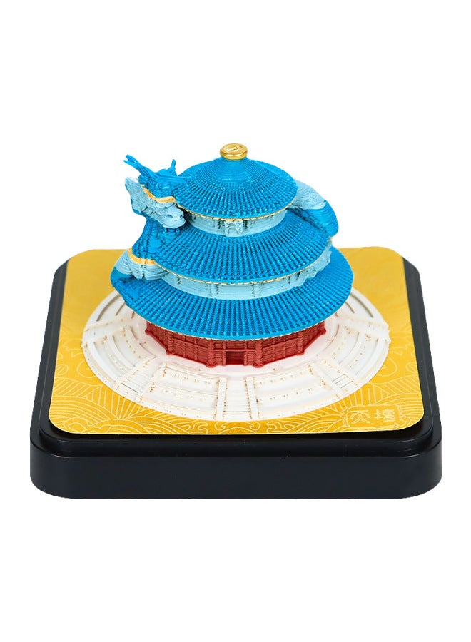 Forbidden City Cultural And Creative Gifts Qiyuan Pavilion  Paper Carving Calendar Desktop Ornament Creative Desk Calendar 3d Three-dimensional Memo Pad