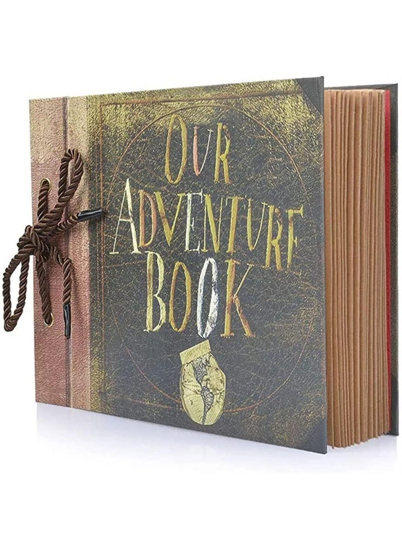 Vintage Memory Keeper – 40-Page DIY Scrapbook Album for Weddings, Anniversaries & Family Milestones - Image 1