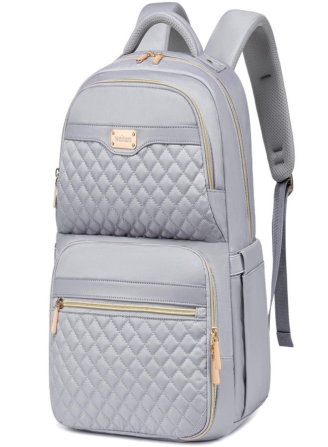 Weitars Lunch Backpack, Insulated Cooler Backpack 15.6 Inch Laptop Backpack For Women Men,Travel Backpack,Work Backpack, Gray, Large, Leisure - Image 1
