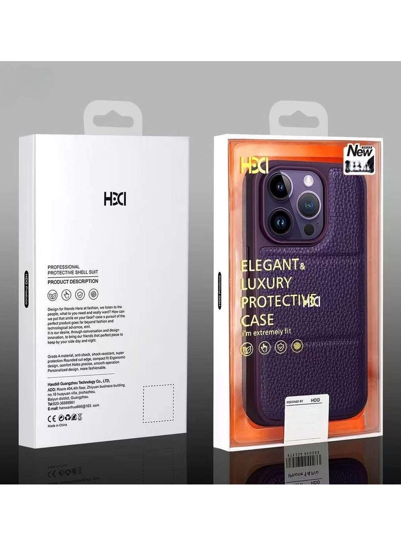 HDD 14 Pro Max Elegant and Luxury Protective Case with Kickstand function and having Card/Cash Holder Slots - Image 3