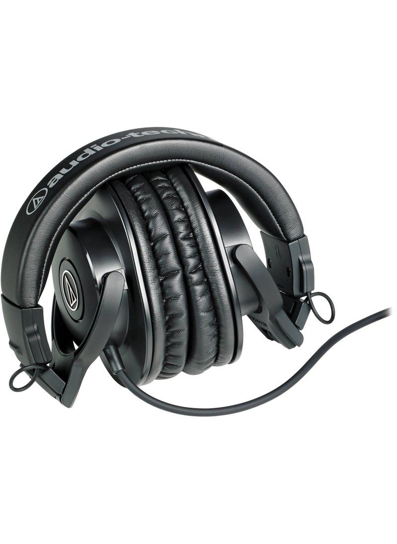 audio-technica Audio-Technica ATH-M30x Professional Studio Monitor Headphones, Black  - Image 4