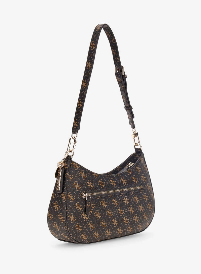 GUESS Noelle Logo Zip Through Shoulder Bag - Image 2