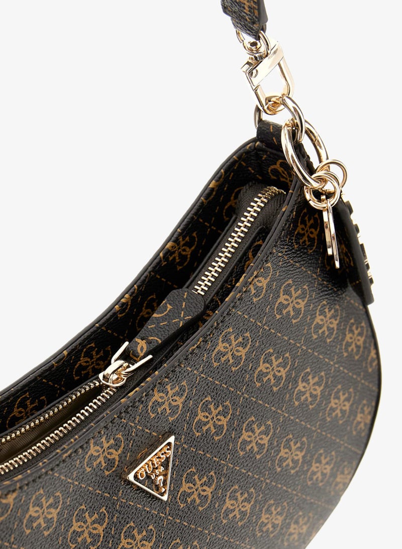 GUESS Noelle Logo Zip Through Shoulder Bag - Image 3