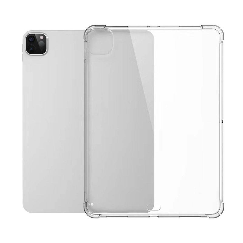 حافظة آيباد شفافة بظهر واضح لجهاز iPad Pro 11 باللون شفاف بظهر شفاف للاستخدام المنزلي للسفر لترتيب الأغراض - Image 1