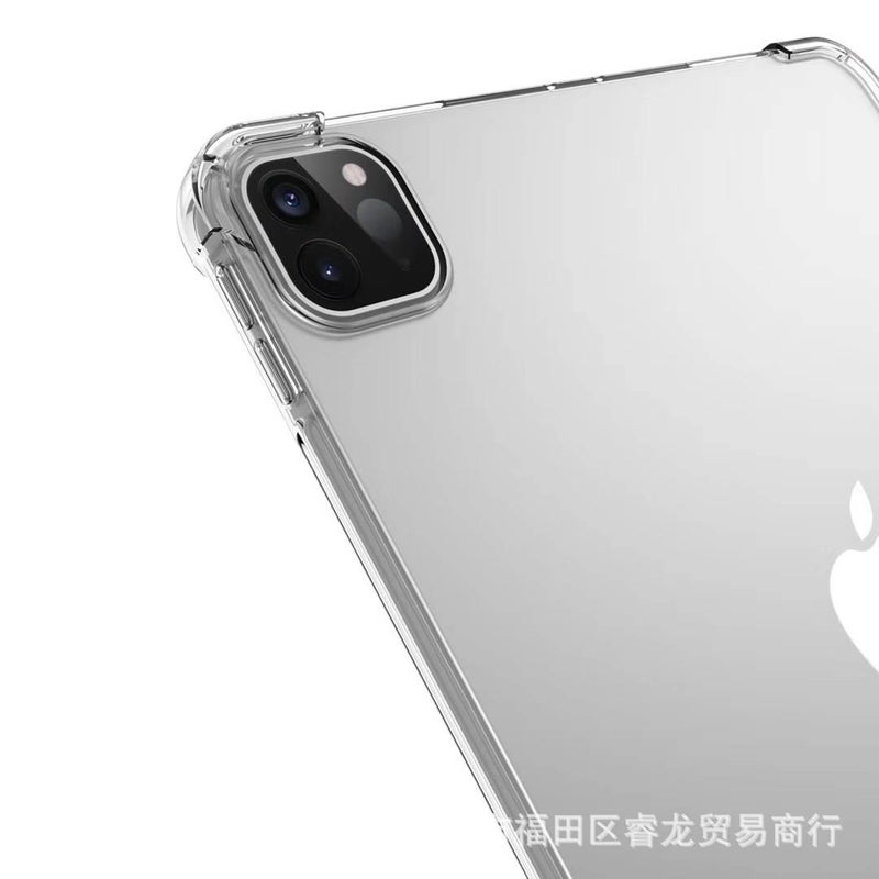 حافظة آيباد شفافة بظهر واضح لجهاز iPad Pro 11 باللون شفاف بظهر شفاف للاستخدام المنزلي للسفر لترتيب الأغراض - Image 4