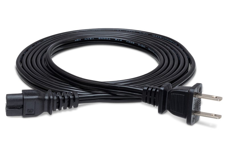 Hosa PWP-461 IEC C7 polarized to NEMA 1-15P Power Cord, 8 Feet - Image 5