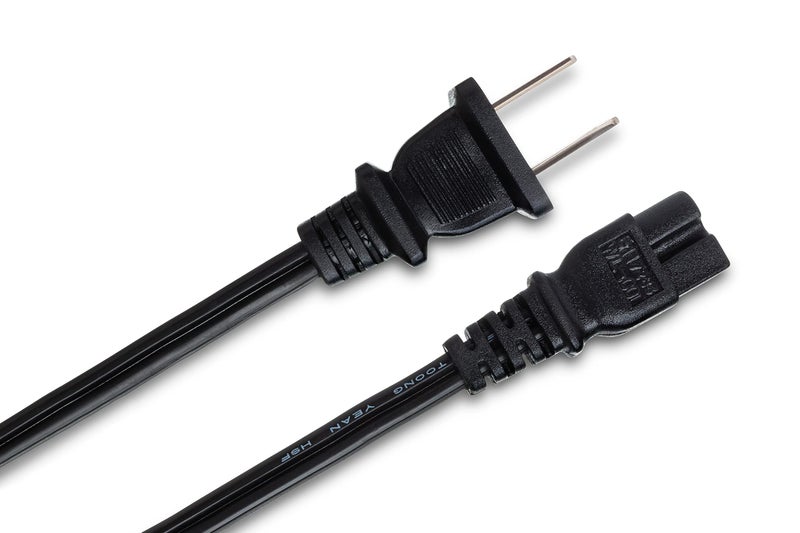 Hosa PWP-461 IEC C7 polarized to NEMA 1-15P Power Cord, 8 Feet - Image 2