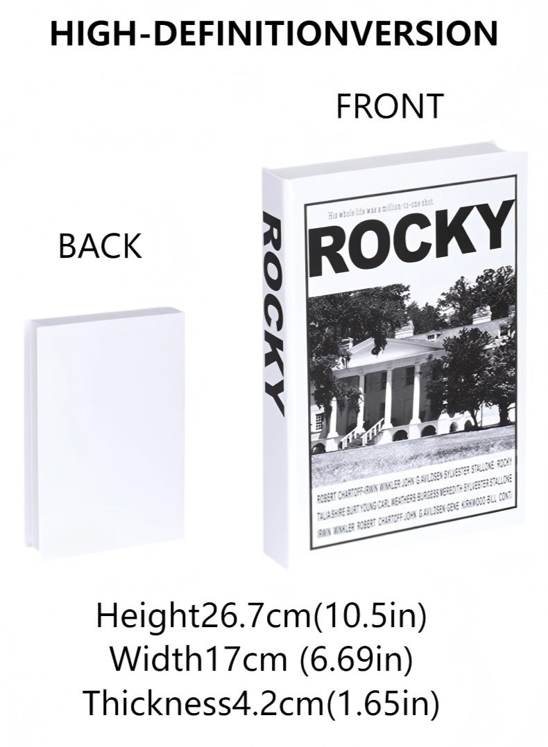 JUNYOUK Decorative Books for Home Decor,Set of 3 Stylish Fake Books of Room Books Decor Aesthetic,for Coffee Table Decor,Living Room, Table, Shelf Decor,Modern Hardcover Stacked Display Books - Image 5