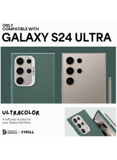 CYRILL Ultra Color Compatible with Samsung Galaxy S24 Ultra Case Cover [Matte Anti-Fingerprint] -Kale  - Image 2
