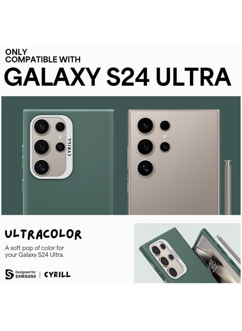 CYRILL Ultra Color Compatible with Samsung Galaxy S24 Ultra Case Cover [Matte Anti-Fingerprint] -Kale - Image 2
