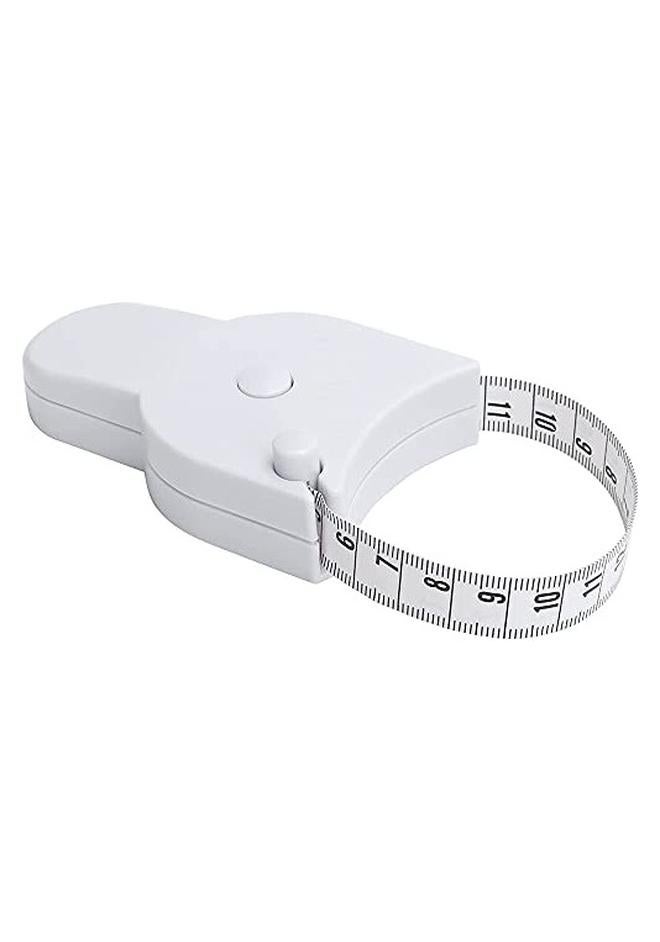 Spaceshoop Soft Tape Measure Automatic Telescopic Tape Measure, Self-Tightening Retractable Measure Tape 60 inch150cm for Body Accurate Way to Track Weight Loss Muscle Gain by One Hand - Image 1