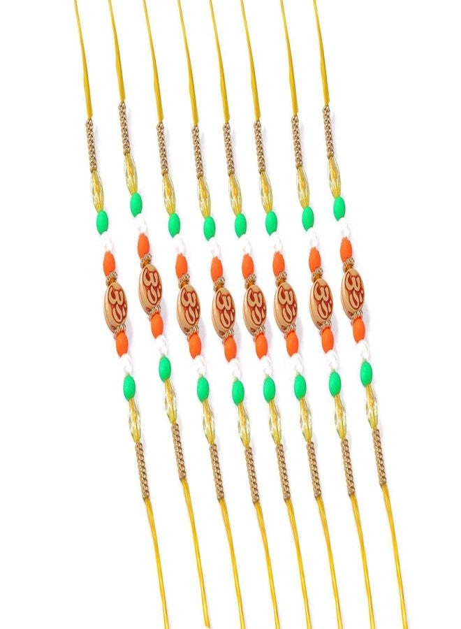 Suninow Designer Independence Day Rakhi(Pack of 8)