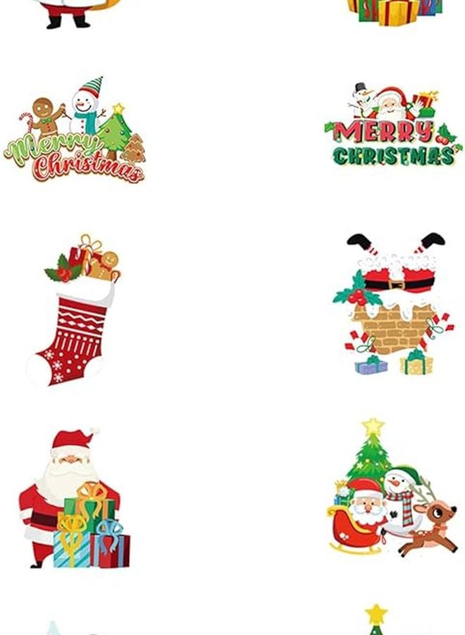 Christmas Garage Door Couplet Decor Hanging Sign For Porch Indoor Outdoor Blue - Image 1