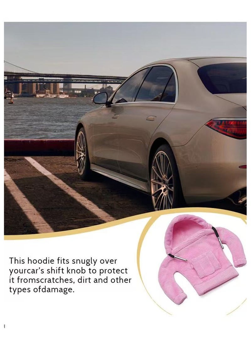 Generic Car Gear Handle Cover Gear Lever Decoration Mini Sweater Anti-Hand Sweat Gear Position Protective Cover  - Image 4