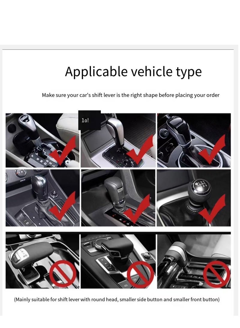 Generic Car Gear Handle Cover Gear Lever Decoration Mini Sweater Anti-Hand Sweat Gear Position Protective Cover  - Image 5