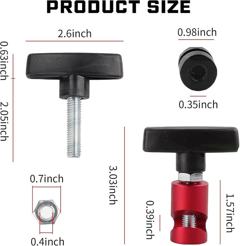 OSHIMA 2 Pack Lift Support Clamp, Hood Lift Support Clip, Hood Lift Clamp, Waterproof Durable Metal Anti-Slip Vehicle Support Rod Retainer Universal Snap-on Anti-Pinch Automotive Suppor Accessories - Image 2