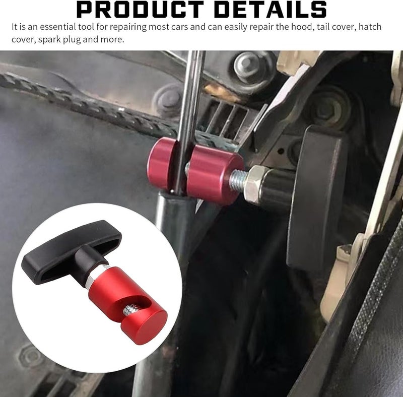 OSHIMA 2 Pack Lift Support Clamp, Hood Lift Support Clip, Hood Lift Clamp, Waterproof Durable Metal Anti-Slip Vehicle Support Rod Retainer Universal Snap-on Anti-Pinch Automotive Suppor Accessories - Image 5