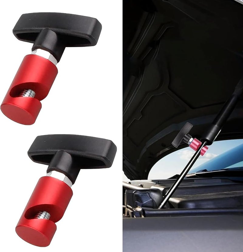 OSHIMA 2 Pack Lift Support Clamp, Hood Lift Support Clip, Hood Lift Clamp, Waterproof Durable Metal Anti-Slip Vehicle Support Rod Retainer Universal Snap-on Anti-Pinch Automotive Suppor Accessories - Image 1