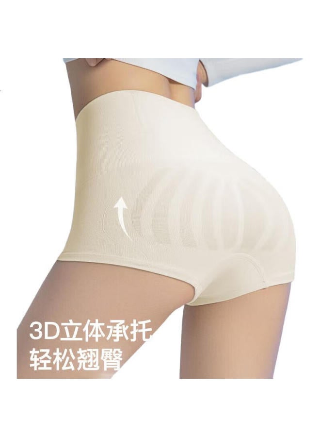 Curveism Curvism Women'S Safety Shorts Anti-Light Summer Thin Seamless High Waist Tummy Control Non-Curling Lifting Skin Color M - Image 3