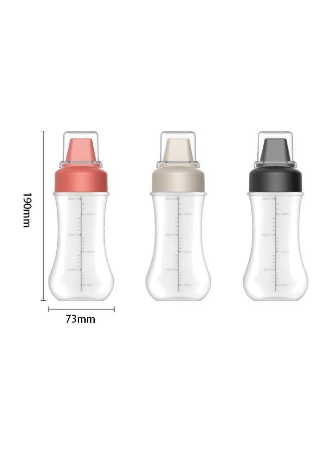 350ml 5 Hole Squeeze Condiment Bottles with Nozzles Plastic Ketchup Mustard Hot Sauces Olive Oil Bottles Kitchen Accessories 