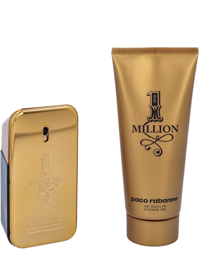 paco rabanne - 1 Million EDT 50ml + Shower Gel 100ml Set - Image 1