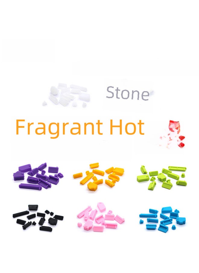 Generic - For Mac Apple Laptop Macbook Dust Plug Air13.3 Protection USB Port Plug Accessories-Color:White.-Applicable Model:PRO Special Pack Of 9 - Image 1