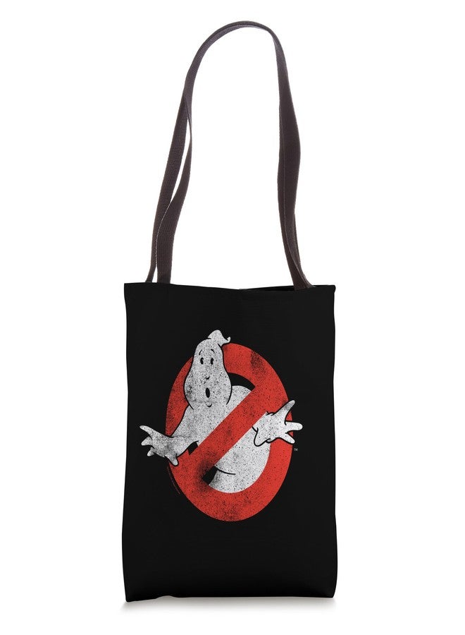 Ghostbusters Distressed No Ghost Logo Vintage Movie Tote Bag - Image 1