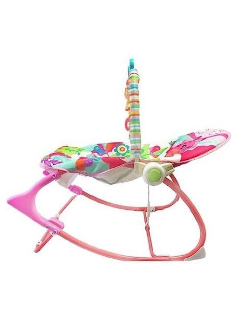 AGD Relaxing rocker for babies and toddlers with soothing vibration and 3-point adjustable front harness ages days and up - Image 2