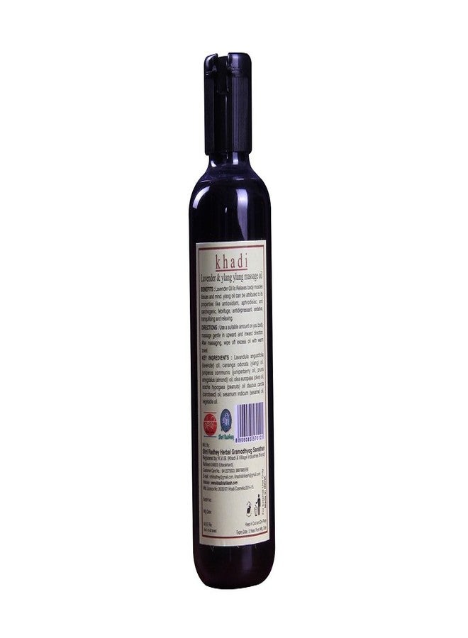 Khadi Rishikesh Lavender & Ylang Ylang Massage Oil Combo Set Pack Of - 210ml X 3 (630ml) - Image 2