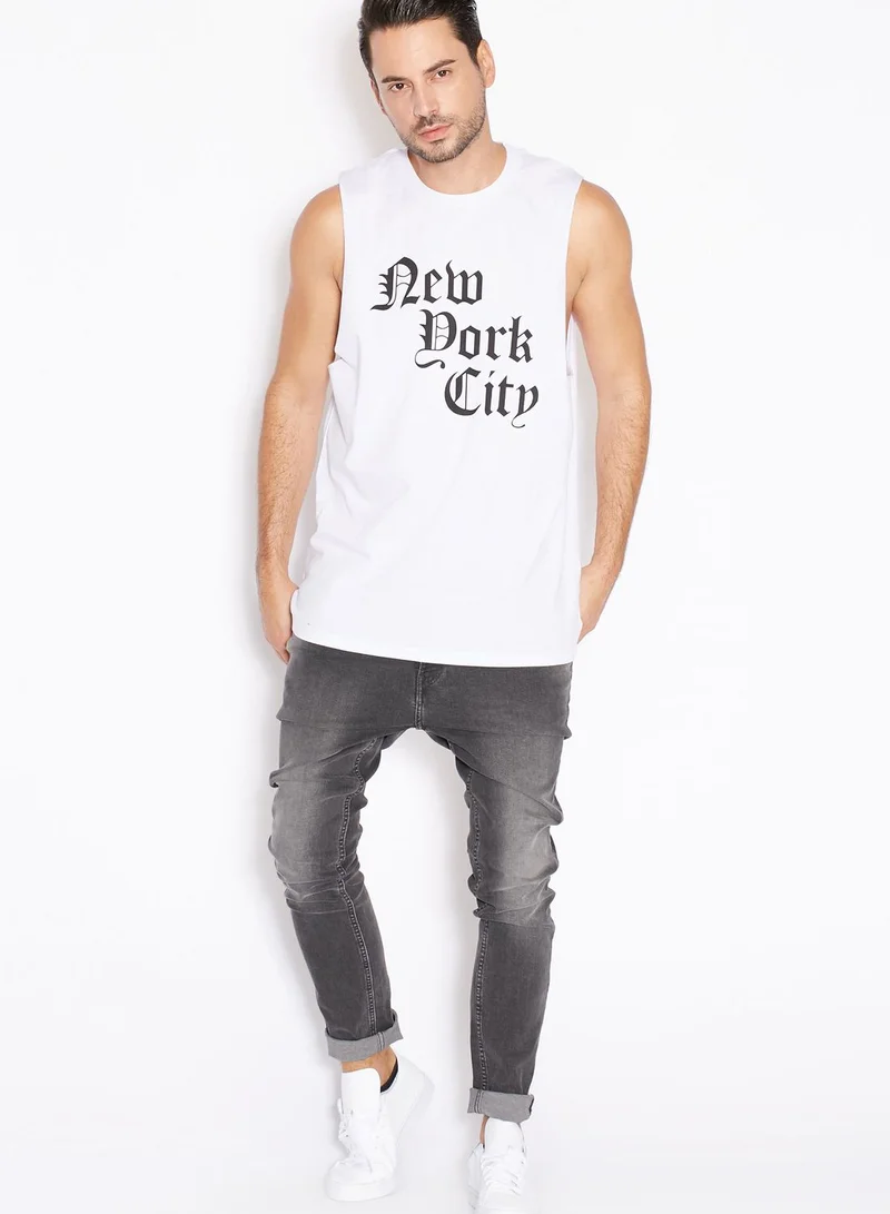 TOPMAN NYC Print Vest