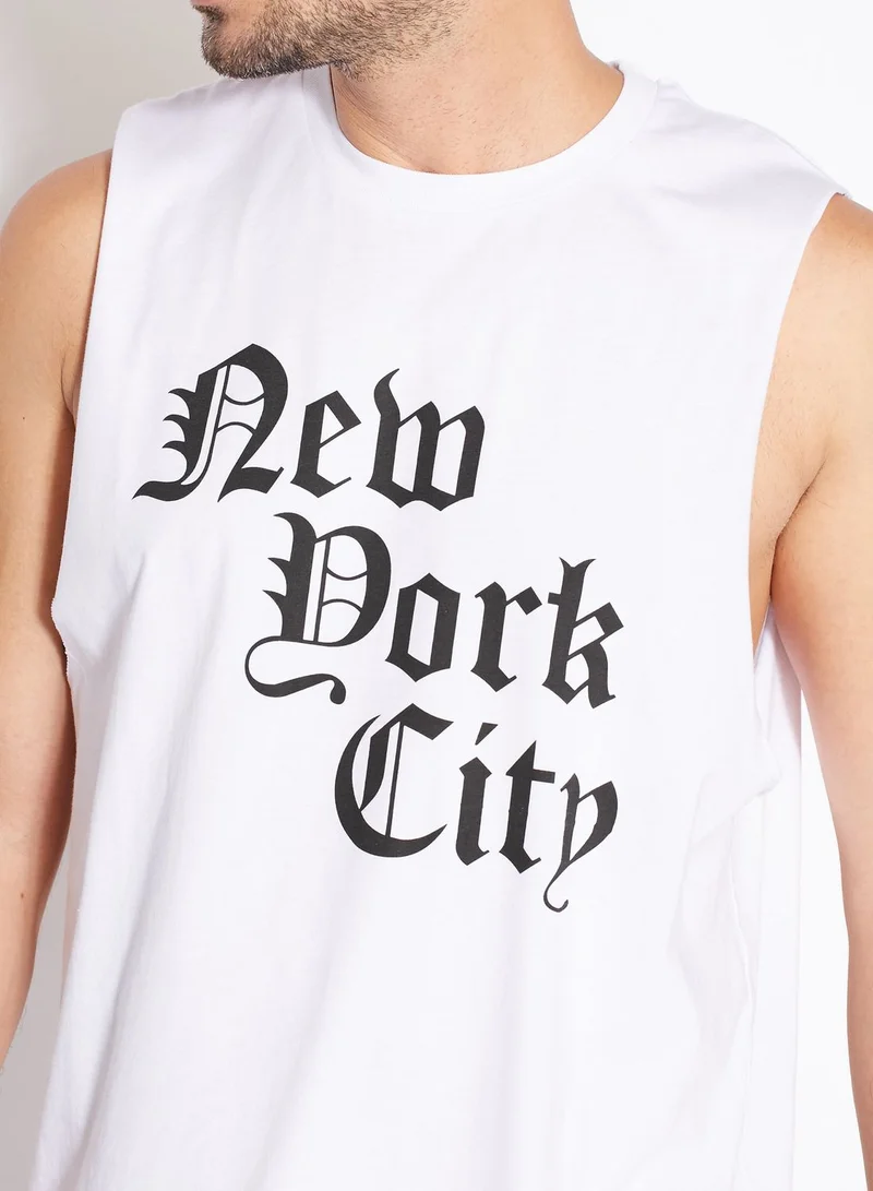 TOPMAN NYC Print Vest