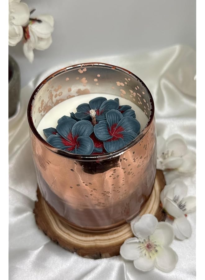 Green Tiger glass Strawberry Scented Candle, "decorative candle," "scented candles," " soya wax,"luxury candles,"shiny glass, and "home fragrance, strawberry fragrance - Image 1