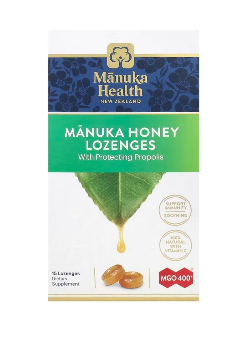 Manuka health Manuka Honey Lozenges Propolis MGO 400+ 15 Lozenges - Image 1