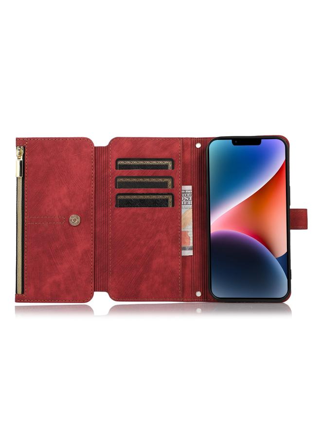 اس-توب جراب لهاتف iPhone 14 Plus Dream 9 - محفظة بطاقات بسحاب من الجلد - Image 4