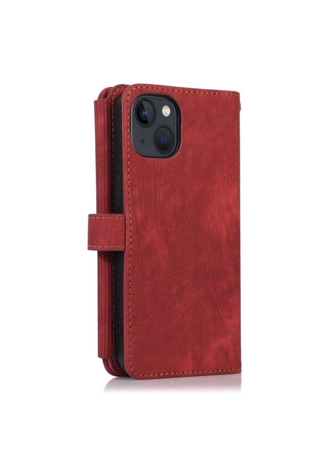 اس-توب جراب لهاتف iPhone 14 Plus Dream 9 - محفظة بطاقات بسحاب من الجلد - Image 3