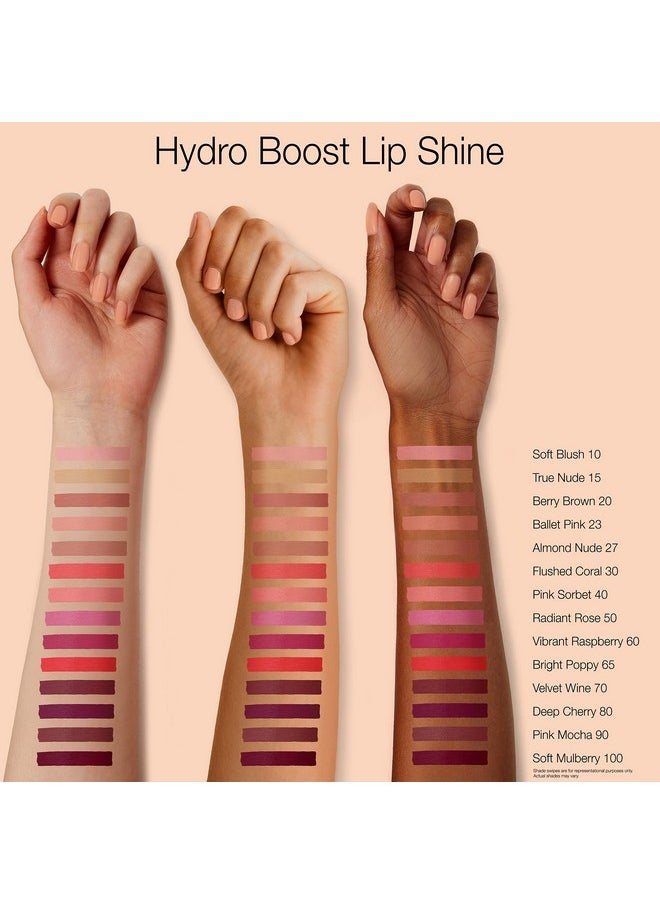 Neutrogena Hydro Boost Moisturizing Lip Gloss Hydrating Non Stick And Non Drying Luminous Tinted Lip Shine With Hyaluronic Acid To Soften And Condition Lips 70 Velvet Wine 0.10 Oz  - Image 3