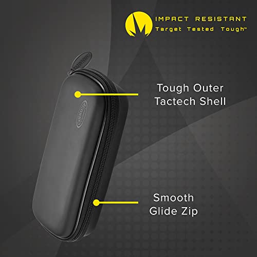 Casemaster Warden 3 Dart Case, Holds Extra Accessories, Shafts and Flights, Compatible with Steel Tip and Soft Tip Darts, Impact & Water Resistant TacTech Shell, Black Zipper - Image 4