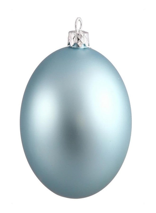فيكرمان كرة زينة عيد الميلاد من فيكرمان، مقاس 2.75 بوصة، لون أزرق فاتح مطفي - 12 كرة زينة في العبوة - لون أزرق فاتح مطفي - بلاستيك مقاوم للكسر - مقاوم للأشعة فوق البنفسجية - زينة لشجرة عيد الميلاد - Image 1