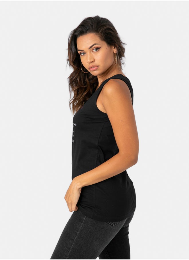 TANK TOP WITH FRONT PRINT